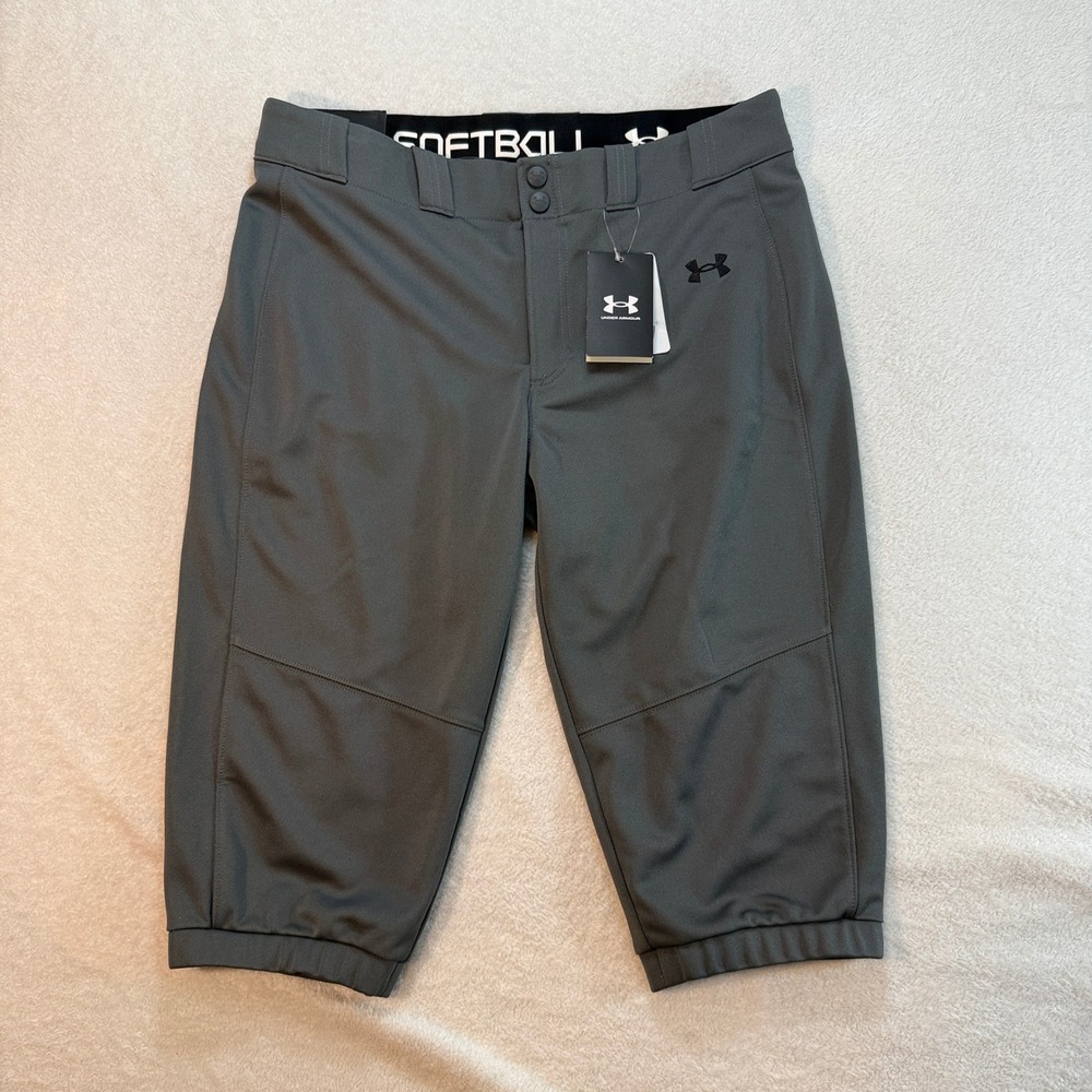 Under Armour Youth Utility Softball Pants Gray YXL 1375667 NWT